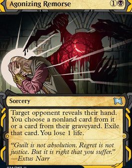 Agonizing Remorse (Foil Etched) [Strixhaven: School of Mages Mystical Archive] Online Hot Sale