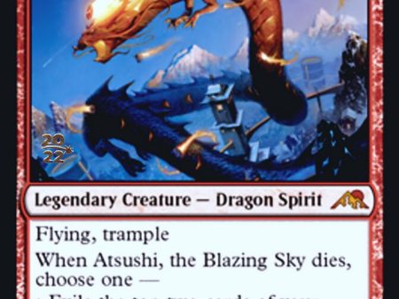 Atsushi, the Blazing Sky [Kamigawa: Neon Dynasty Prerelease Promos] Online