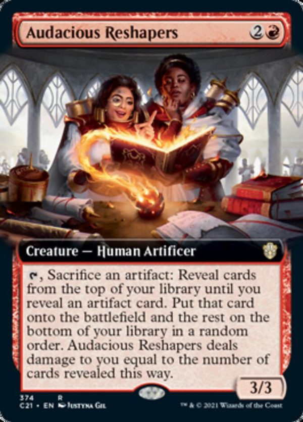 Audacious Reshapers (Extended Art) [Commander 2021] Supply